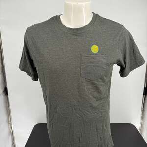Beach Bros. short sleeve t-shirt unique embroidered smiley face design